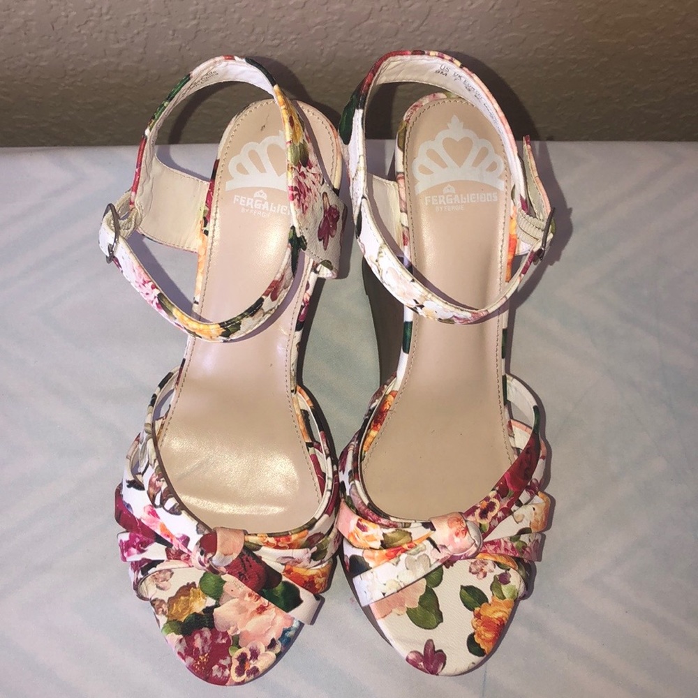 Floral Fergalicious Wedges